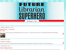 Tablet Screenshot of futurelibrariansuperhero.com